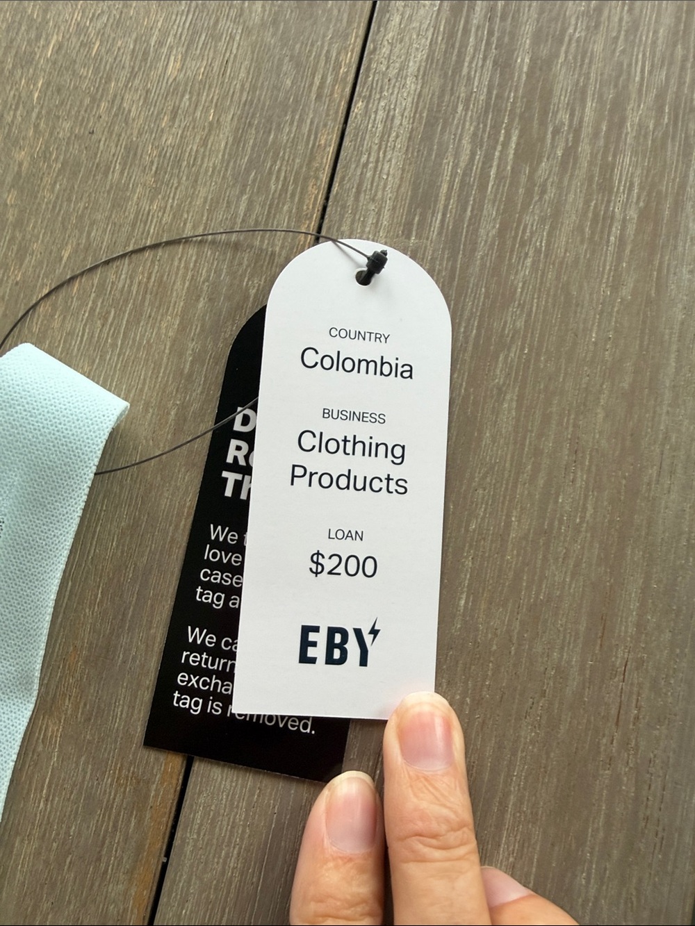 Eby Relief Bra Light Blue Mesh Bralette - Picture 3 of 5
